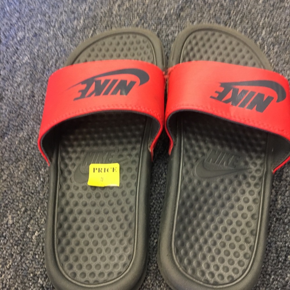 Red Nike Sides